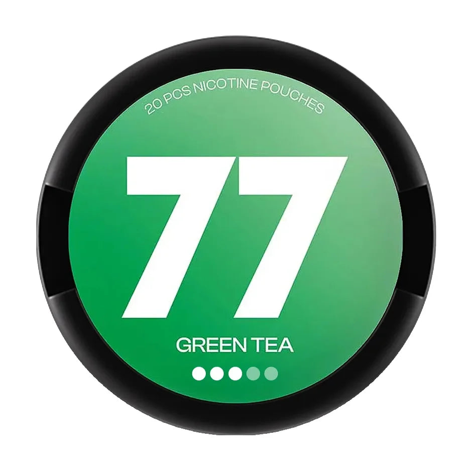 77 Medium Nic Pouches Green Tea