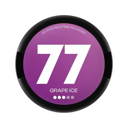 77 Medium Nic Pouches Grape Ice