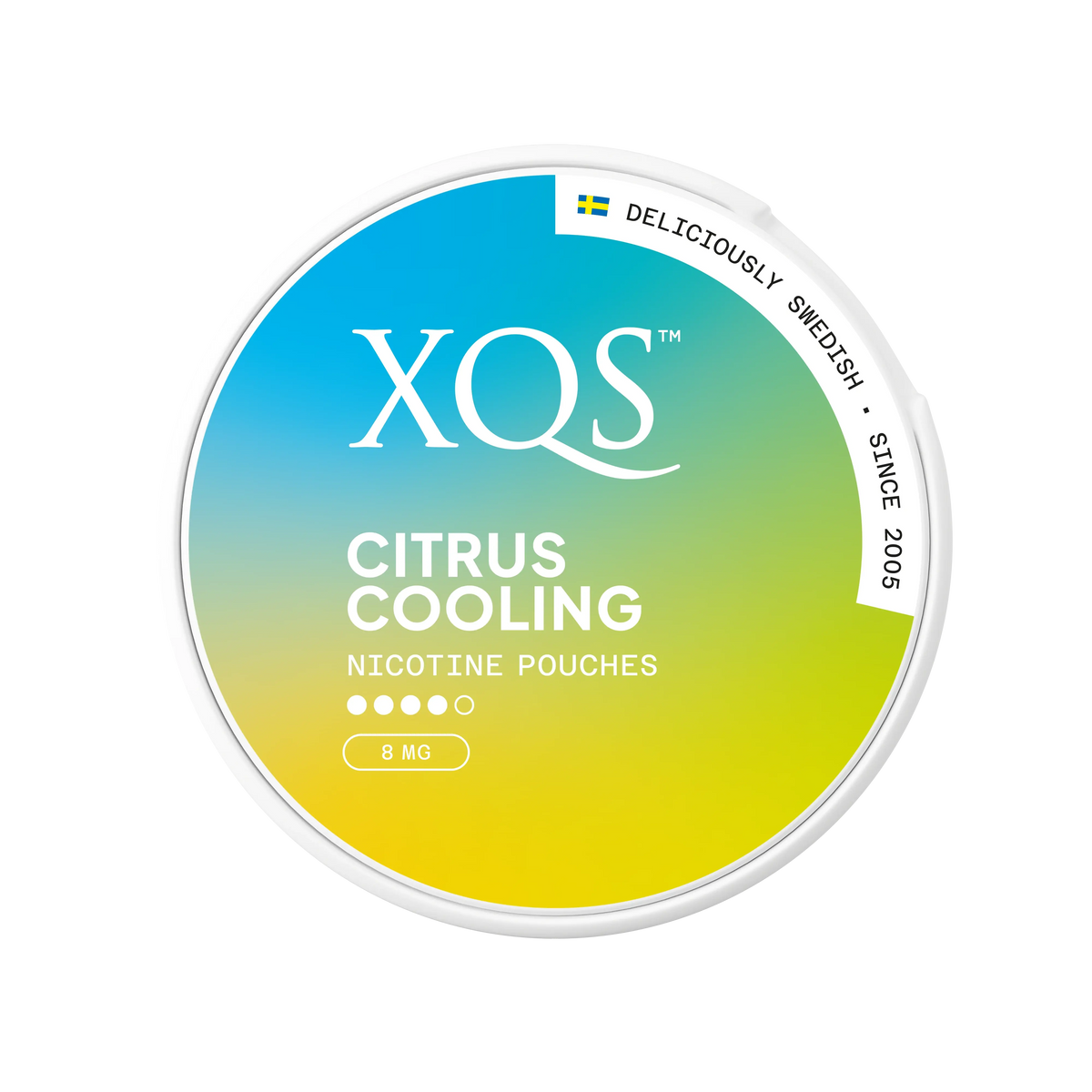 XQS Nicotine Pouches Citrus Cooling Strong - 8mg