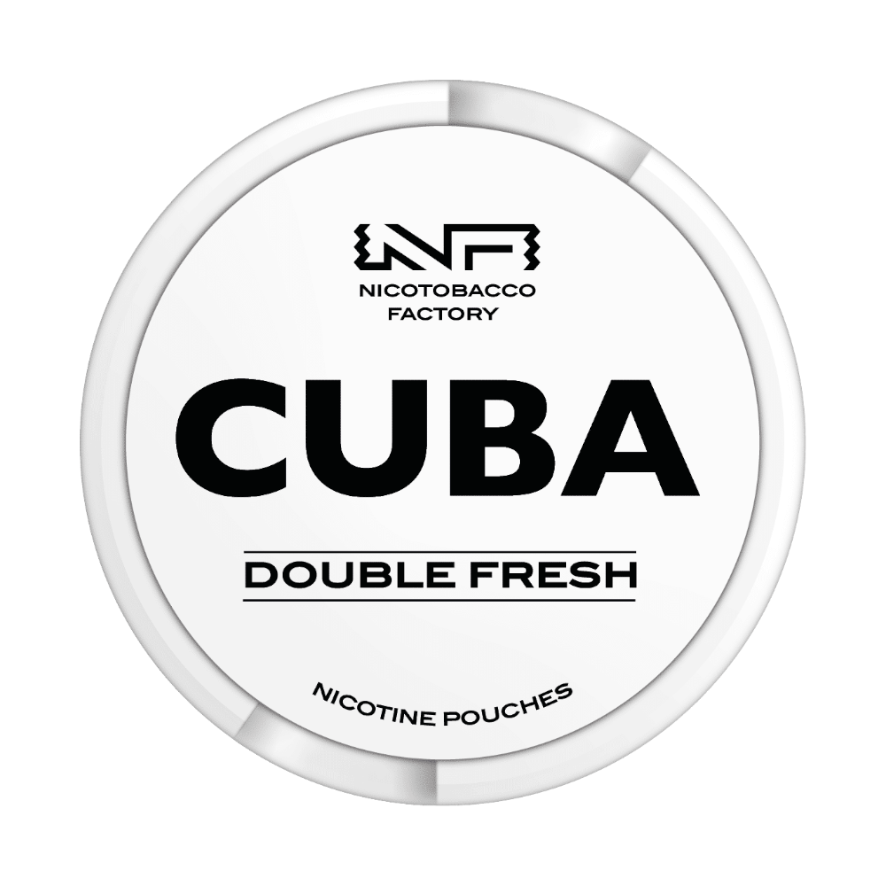 Cuba White Nic Pouches Double Fresh