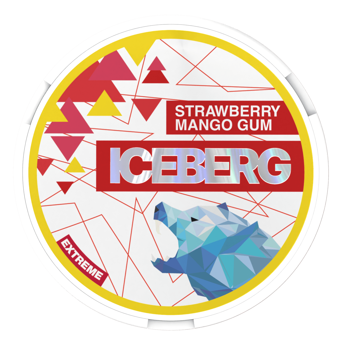 Iceberg Extreme Nicotine Pouches Strawberry Mango Gum