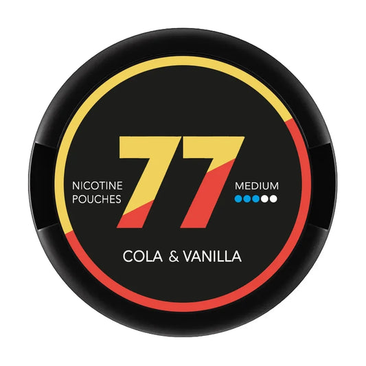 77 Medium Nic Pouches Cola & Vanilla