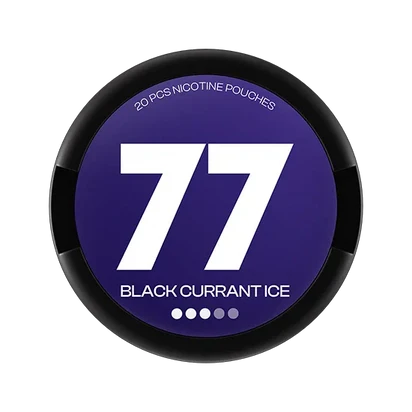 77 Medium Nic Pouches Black Currant Ice