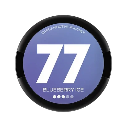 77 Medium Nic Pouches Blueberry Ice