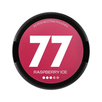 77 Medium Nic Pouches Raspberry Ice