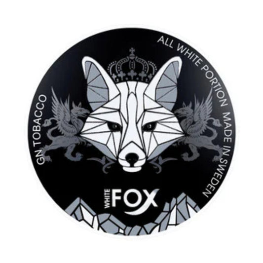 White Fox Nicotine Pouches Black Mint