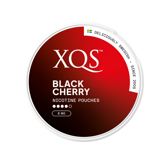 XQS Nicotine Pouches Black Cherry Extra Strong - 9.6mg