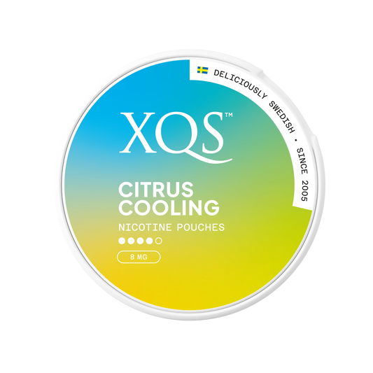XQS Nicotine Pouches Citrus Cooling Extra Strong - 9.6mg