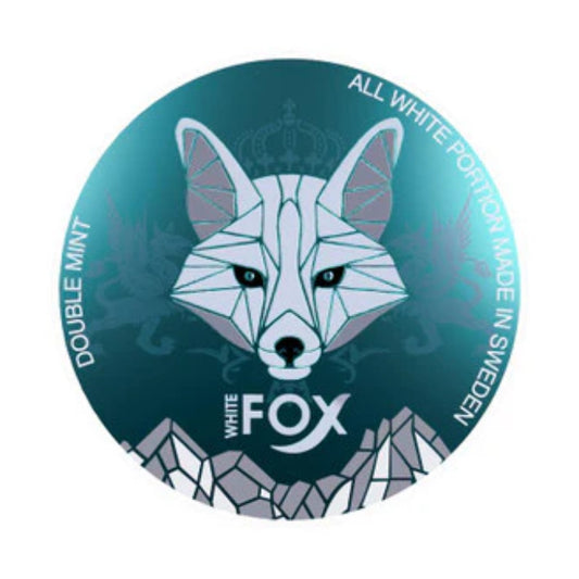 White Fox Nicotine Pouches Double Mint