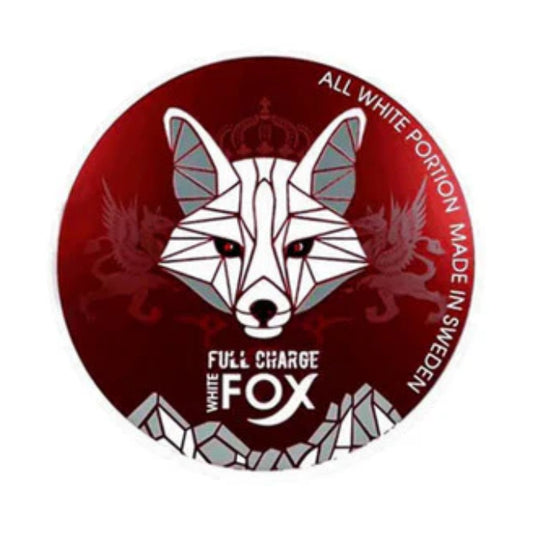 White Fox Nicotine Pouches Full Charge Spearmint