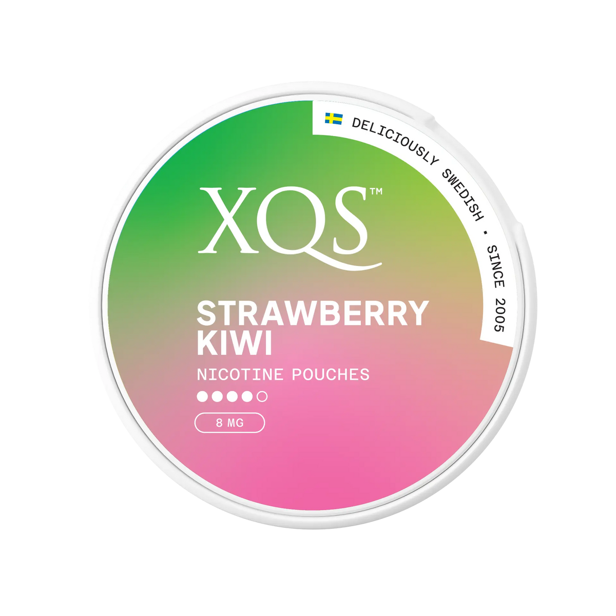 XQS Nicotine Pouches Strawberry Kiwi Regular - 4mg
