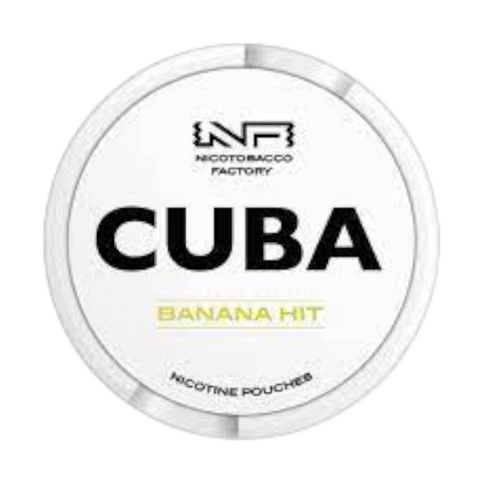 Cuba White Nic Pouches Banana Hit