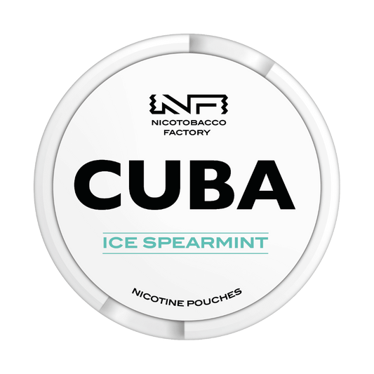 Cuba White Nic Pouches Ice Spearmint