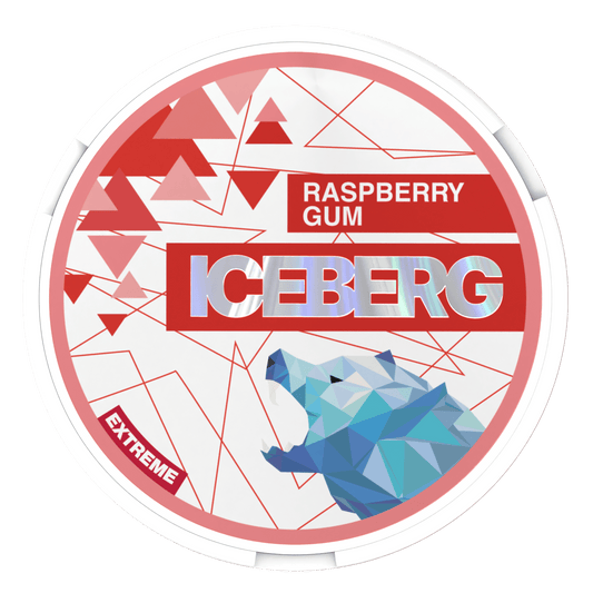 Iceberg Extreme Nicotine Pouches Raspberry Gum
