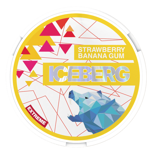 Iceberg Extreme Nicotine Pouches Strawberry Banana Gum