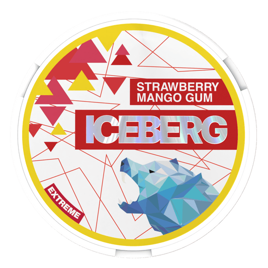 Iceberg Extreme Nicotine Pouches Strawberry Mango Gum