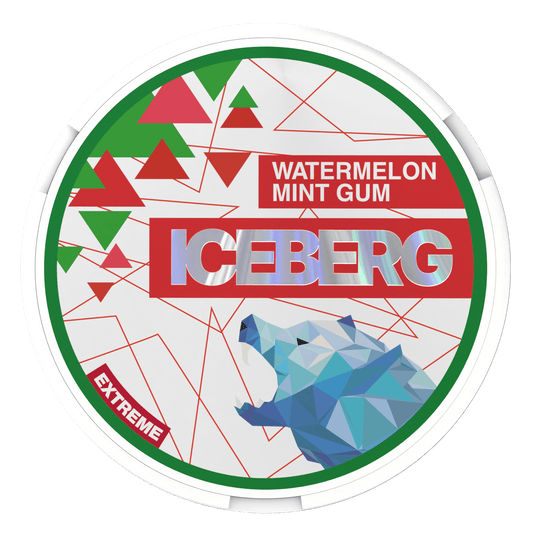 Iceberg Extreme Nicotine Pouches Watermelon Mint Gum