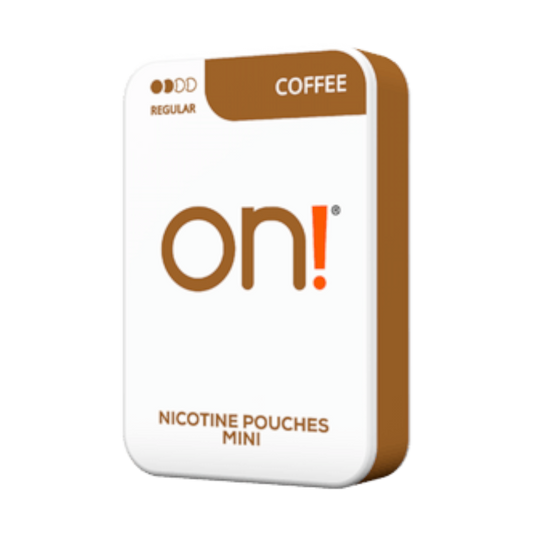 on!® Mini Nic Pouches Coffee Regular