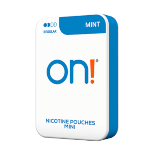 on!® Mini Nic Pouches Mint Regular