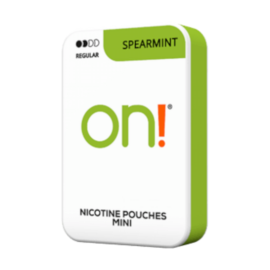 on!® Mini Nic Pouches Spearmint Regular