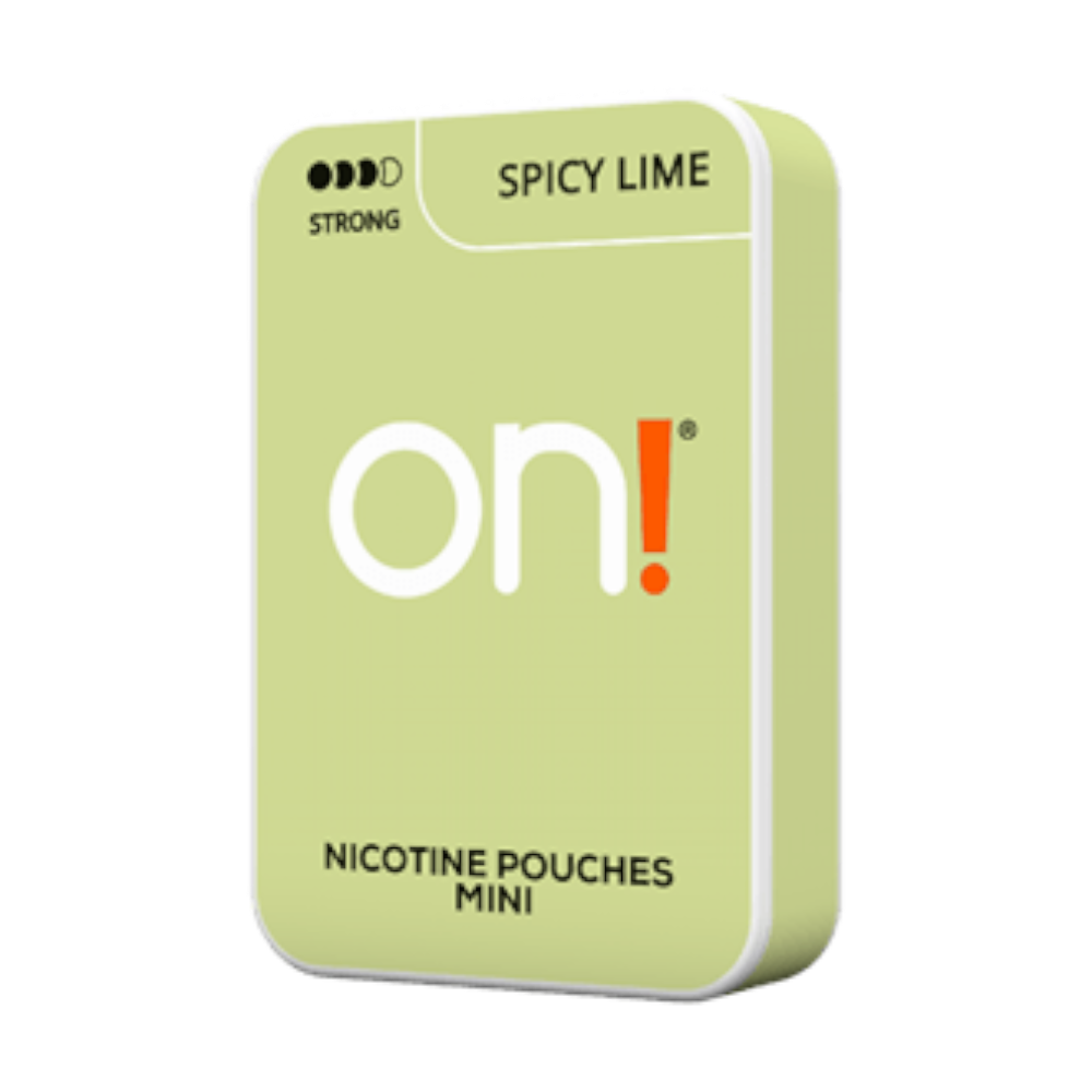 on!�� Mini Nic Pouches Spicy Lime Strong