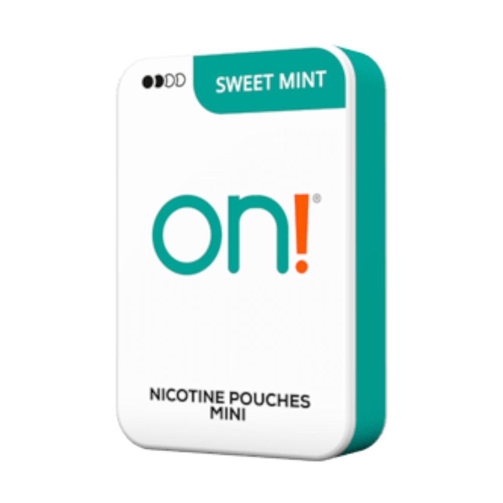on!® Mini Nic Pouches Sweet Mint Regular