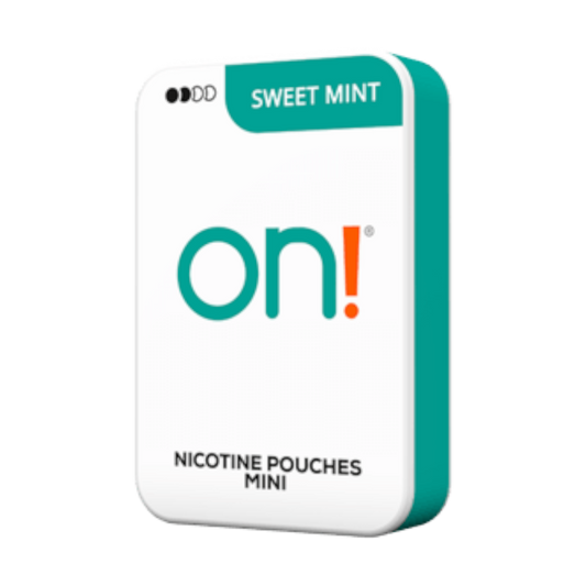 on!® Mini Nic Pouches Sweet Mint Regular
