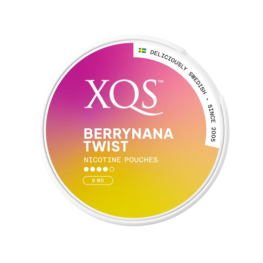 XQS Nicotine Pouches Berrynana Twist Extra Strong - 9.6mg