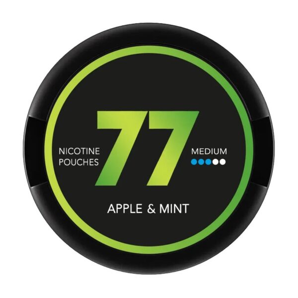 77_Apple_and_Mint_Slim_SL_45780_Nicotine_Pouches-NPO-77X_APMI_SL_0104 77 Medium Nic Pouches Apple & Mint