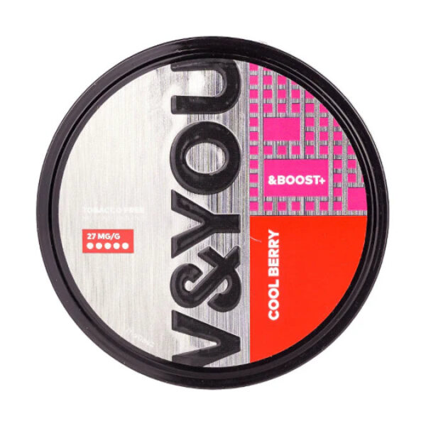 CoolBerryBoost V&You Nic Pouches Cool Berry & Boost+