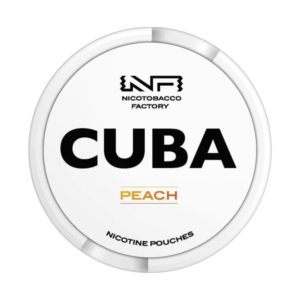 Cuba White Nic Pouches Peach