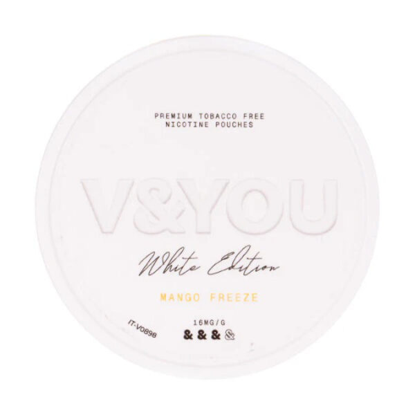 MangoFreeze2 V&You Nic Pouches Mango Freeze White Edition