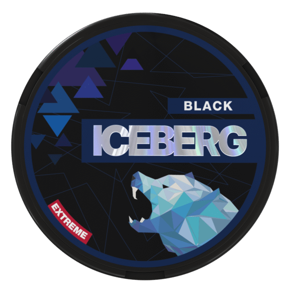 extreme-black Iceberg Extreme Nicotine Pouches Black
