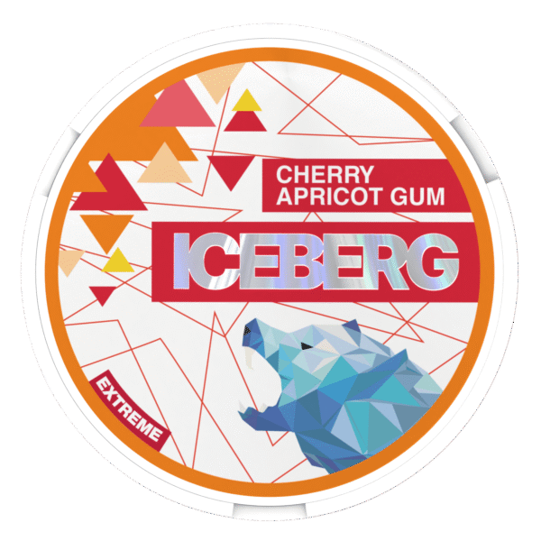 extreme-cherry-apricot-gum Iceberg Extreme Nicotine Pouches Cherry Apricot Gum