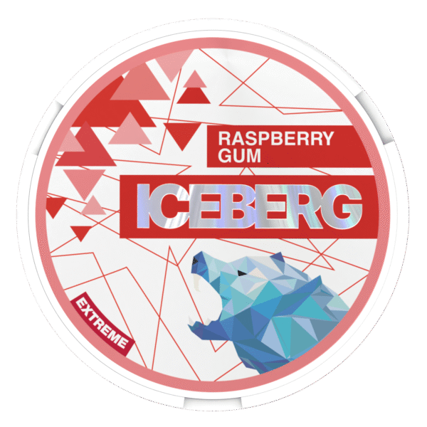 extreme-raspberry-gum Iceberg Extreme Nicotine Pouches Raspberry Gum