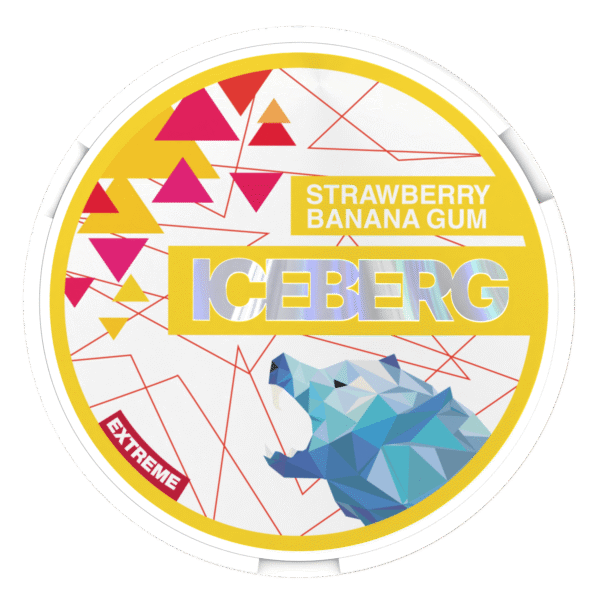Iceberg Extreme Nicotine Pouches Strawberry Banana Gum