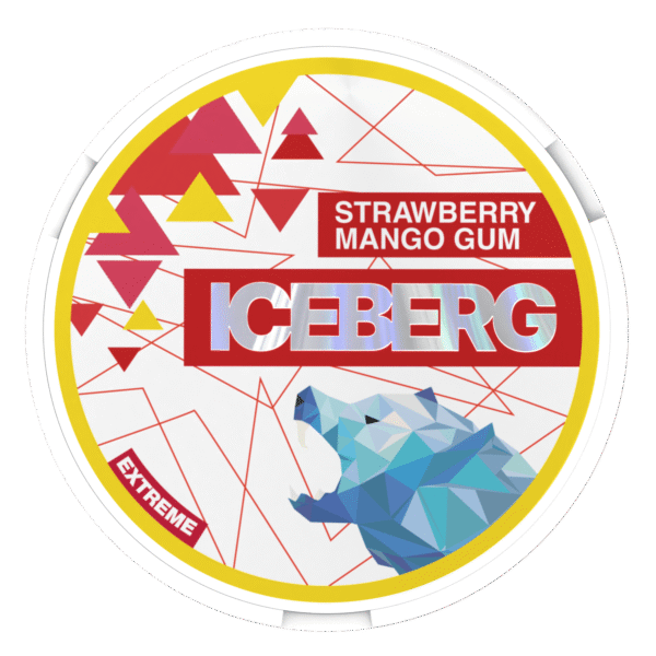 extreme-strawberry-mango-gum Iceberg Extreme Nicotine Pouches Strawberry Mango Gum