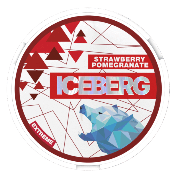 extreme-strawberry-pomegranate Iceberg Extreme Nicotine Pouches Strawberry Pomegranate